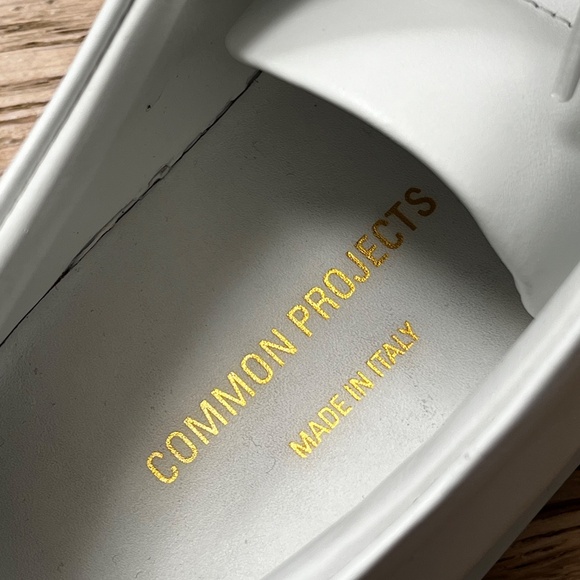 Common Projects Men's Original Achilles low white sneakers - Picture 4 of 5